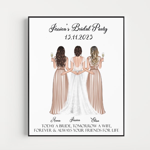 Gift For Bride from Bridesmaids, Bride to Be Gift, Bride Gift From Bridesmaid, Gift for Bride from Maid of Honour, Gift to Bride