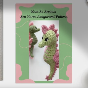 Crochet Sea Horse Amigurumi Pattern PDF – Cute DIY Sea Creature Toy – Instant Download – Amigurumi Tutorial – Cute Crochet Plushie