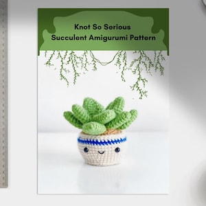 Crochet Succulent Pattern | Cute Easy Amigurumi Plushie | DIY Cactus PDF | Beginner-Friendly Plant Craft