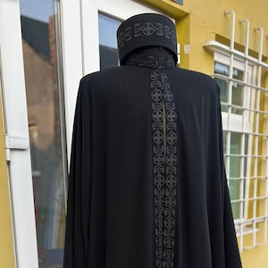 Orthodox set: ryassas and skufia with embroidery - ryassas with embroidery on the side - priest&#39;s outer ryassas and Orthodox skufia