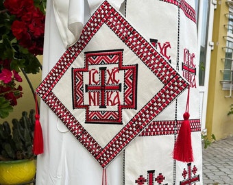 Embroidered Vestment - Ukrainian embroidery - Orthodox vestment - Clothes for priests - Liturgical vestments