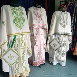 Unique Ukrainian priestly vestments - embroidered priestly vestments - Ukrainian vestments