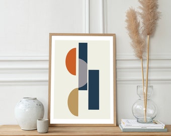 Arte abstracto - Impresión abstracta - Arte imprimible - DESCARGA INSTANTÁNEA - Obra de arte abstracta - Póster moderno - Decoración de pared imprimible - Decoración de pared