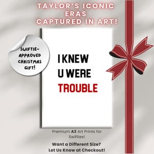 Taylor Swift regalo di Natale / poster stampabile / arte digitale da parete Swiftie / opzione incorniciata disponibile / decorazioni con testi di canzoni / idea regalo per le feste