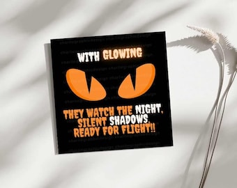 Digitale Halloween-cadeaukaart – Griezelige afdrukbare kunst | Trick or Treat-kaart direct downloaden