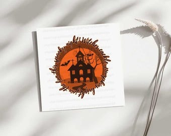 Digitale Halloween-cadeaukaart – Griezelige afdrukbare kunst | Trick or Treat-kaart direct downloaden