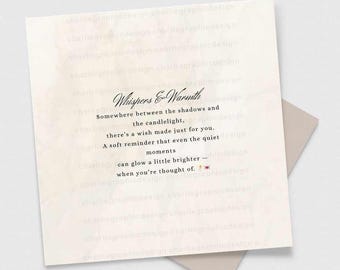 Kaart Spooky Halloween Ghost: afdrukbare berichtenkaart (digitale download)