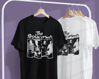 Best Tshirt The REPLACEMENTS Hardcore Punk Rock Men's T-Shirt Size USA Heavy Cotton