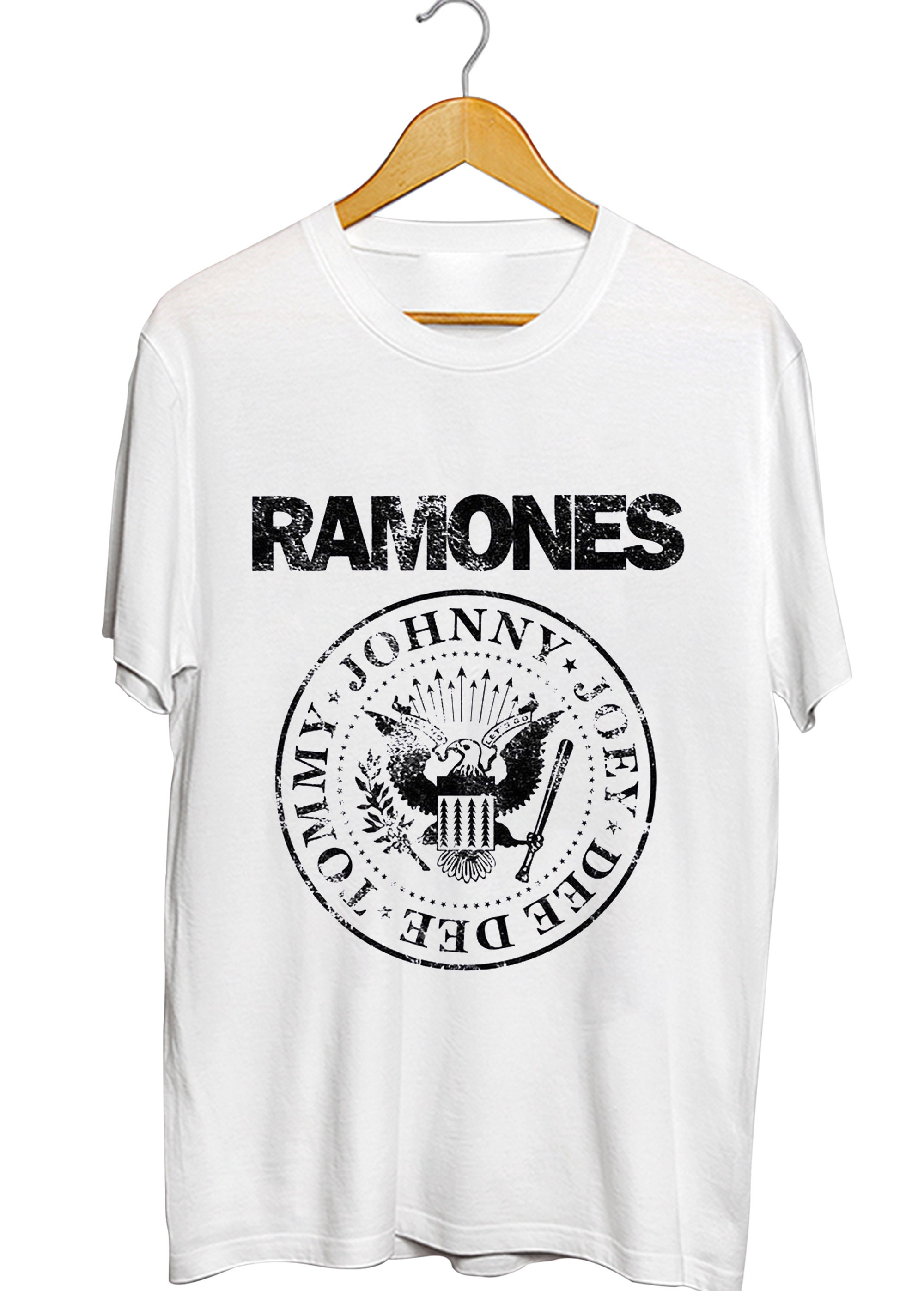 Discover Ramones Logo T-Shirt Unisex Gift Men Women Tee, Ramones Shirt Gift For Fan, Ramones Vintage Shirt