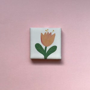 TILE PICTURE / MAGNET Small Tulip, 5 x 5 cm