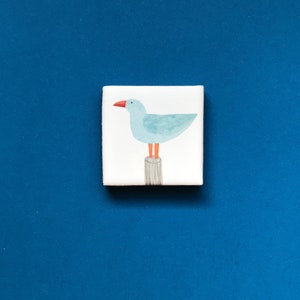 TEGELFOTO / MAGNEET ZEEMEEUW, 5 x 5 cm