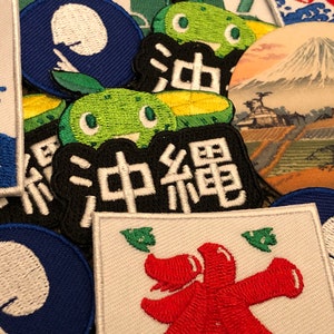 Japan Patch, Japan patch set #3, train patch, Patches, Yamanote, souvenir, patch, Japan, iron-on patch, iron-on, Spring, Gift, Japanese