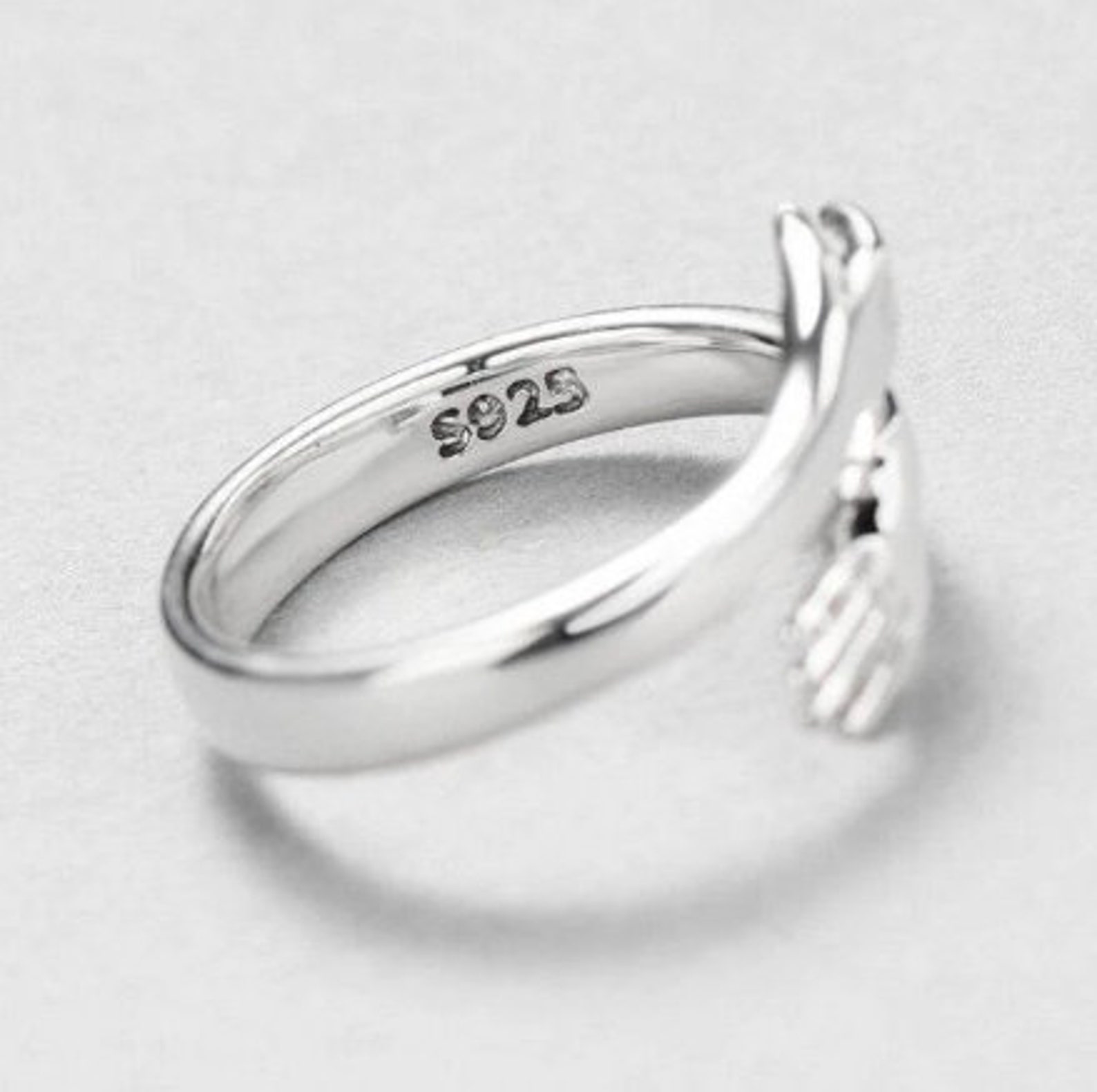 925 Sterling Silver Hug Rings for Women GirlsSilver Hugging Etsy