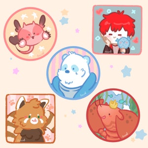 Comissão de ícone personalizado fofo para sua foto de perfil