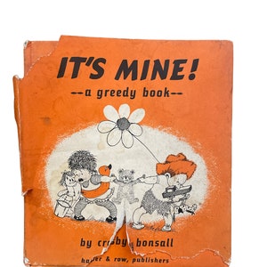 Rare Vintage It’s Mine A Greedy Book Harper & Row I Can Read Hardcover Book