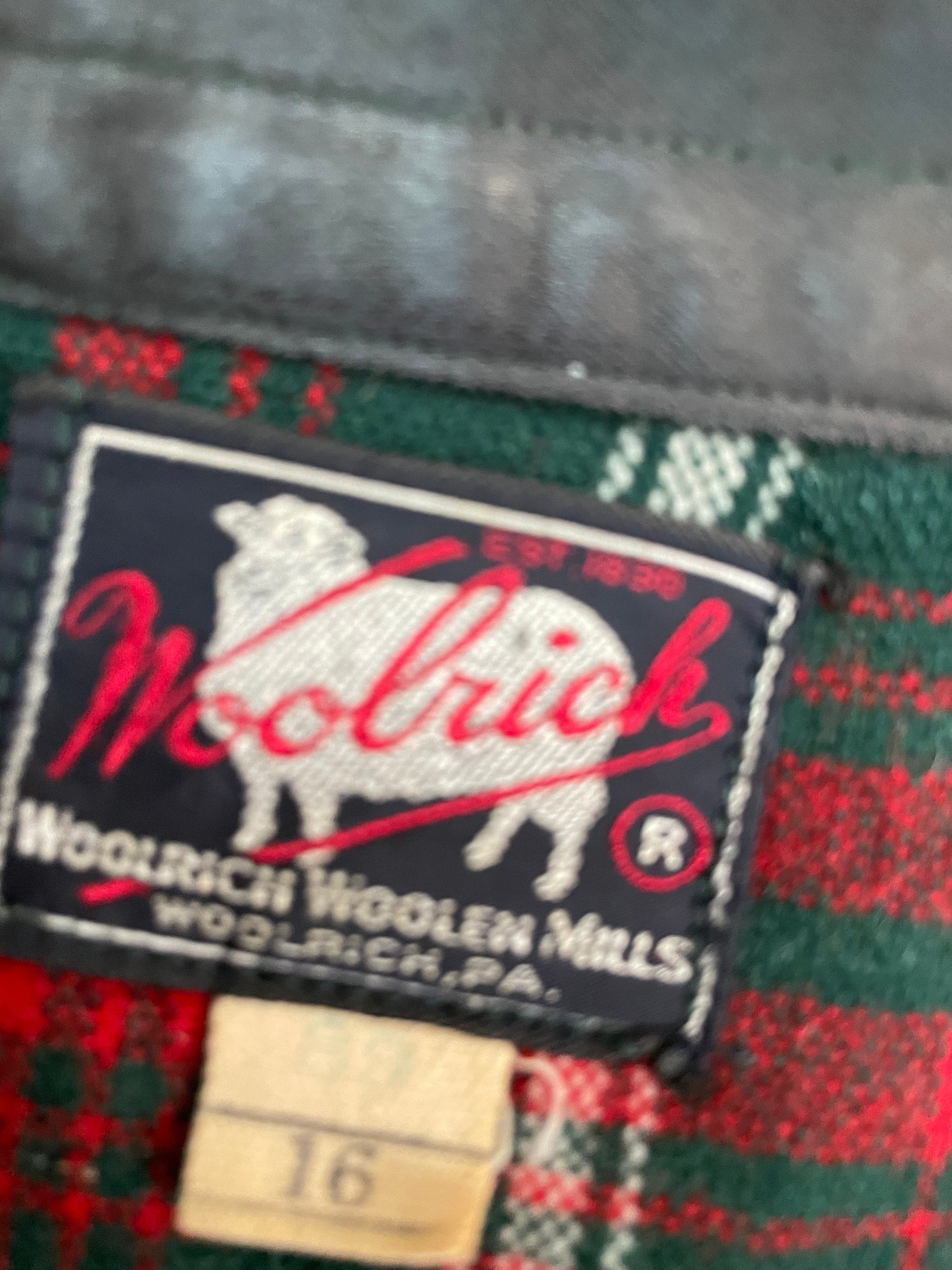 Vintage 60s Woolrich Woolen Mills Shirt Jacket Wool Flannel ...