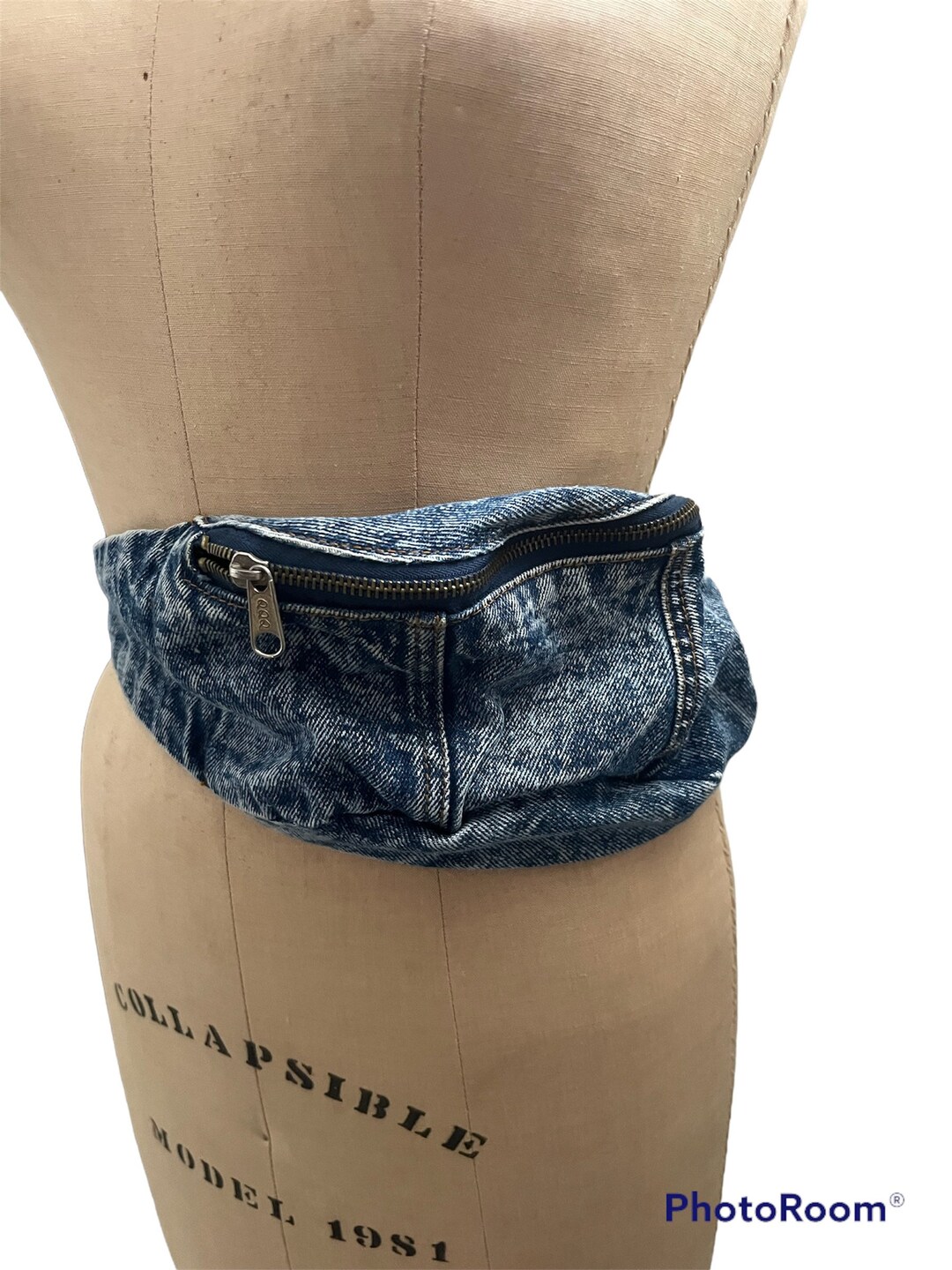 Vintage Acid Washed Mitzi Fanny Pack Cross Body Fall Trend Etsy