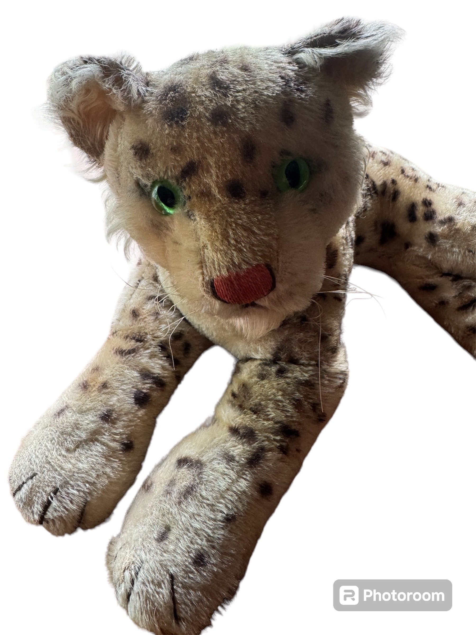 Vintage Steiff Leopard Cheetah Glassd Eyes 1950's - Etsy