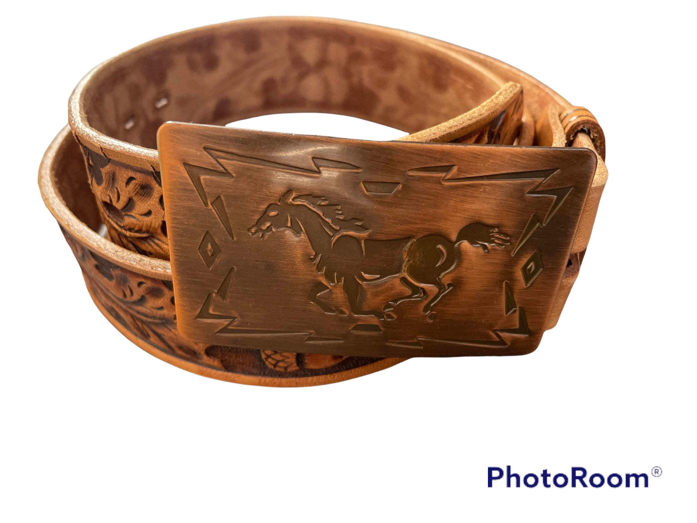 Custom Leather Belt Cowboy Gift Oak Leaf Belts Hand Tooled Leather Belts Man Gifts Western Belt Oak Leaf Acorn Rodeo Wear Leather Name Belts