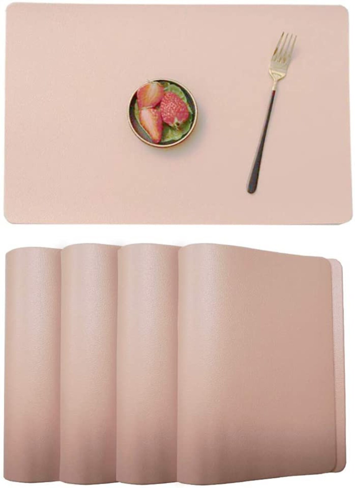 Leather Placemats PU Leather Place Mat for Table Artificial Etsy