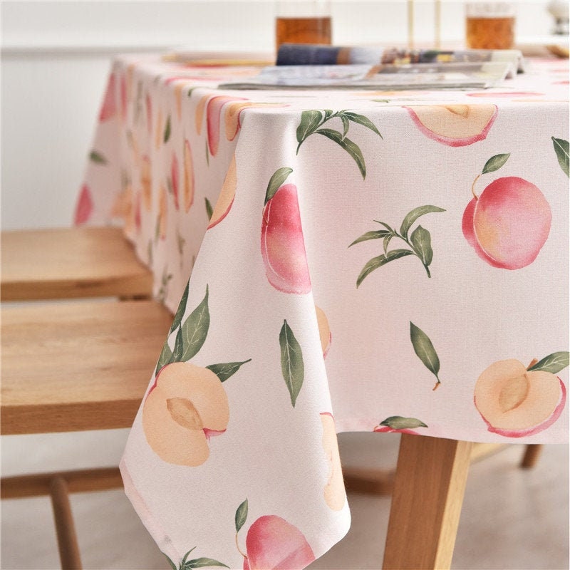 Fruit Pattern Tablecloth for Kitchen Living Room Cute Table Etsy
