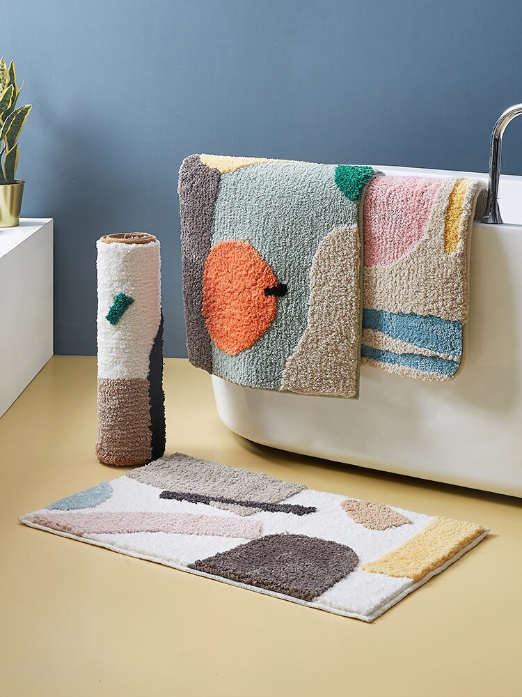 Süße bunte Badezimmer Teppich Ultra weiche Bad Matte Teppich | Etsy