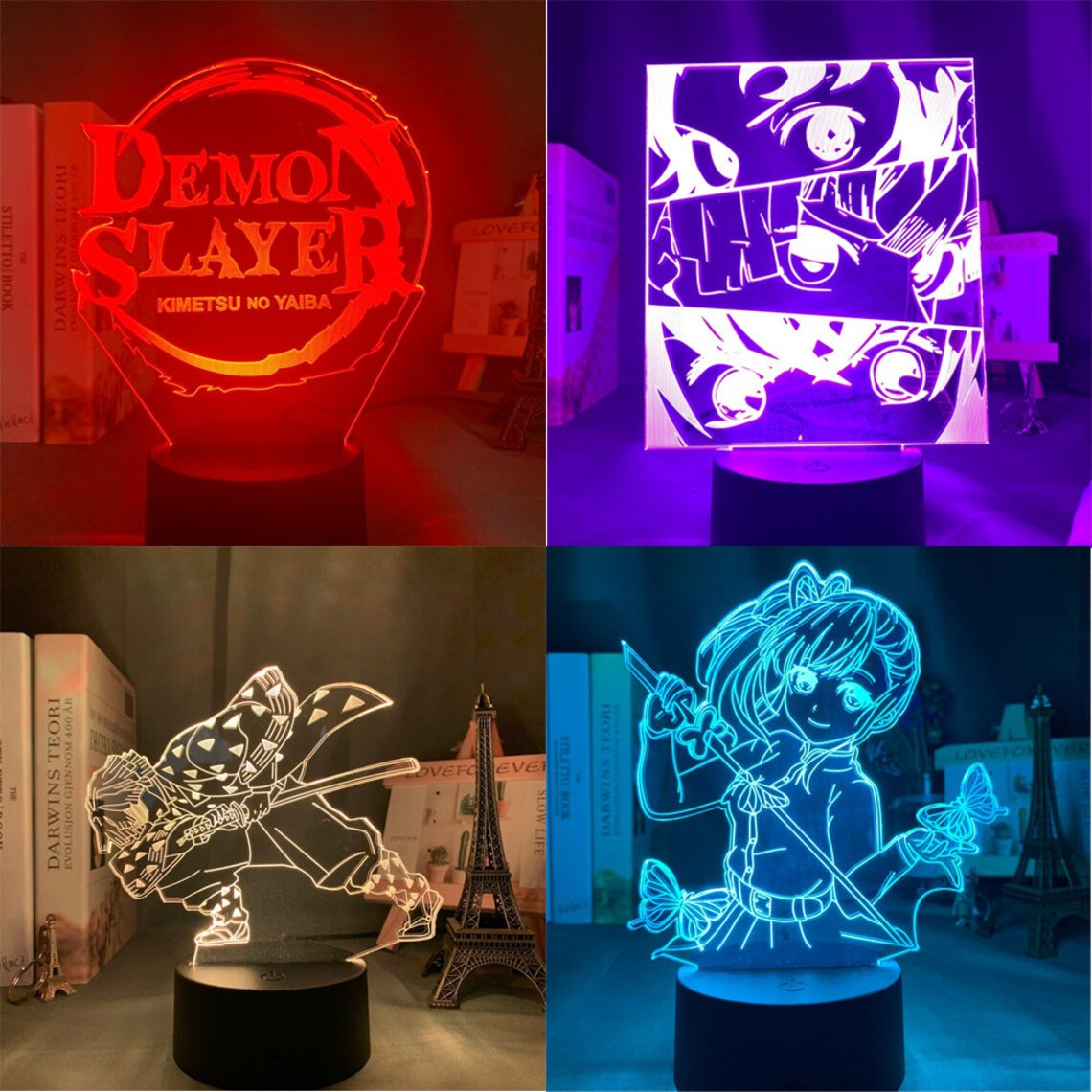 Led Night Light Anime for Kids Child Bedroom Decor Cool | Etsy