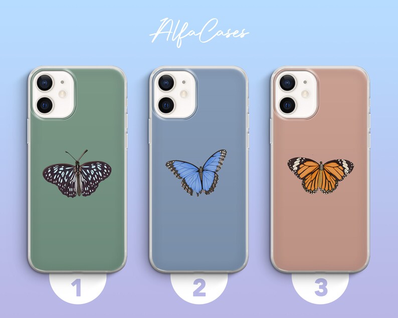 Butterfly Phone Case Cute Cover Fit For Iphone 13 12 11 Pro Etsy Ireland