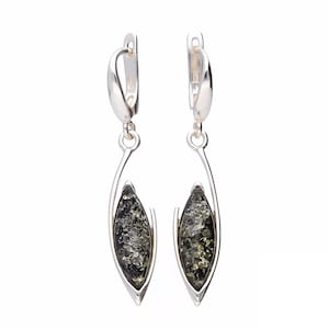 Amber Drop Earrings