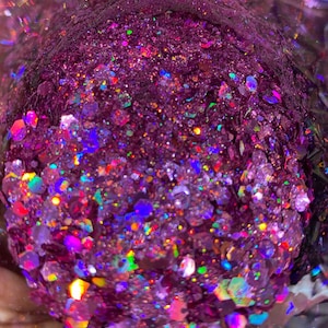 Blush-Makeup Glitter, Iridescent Chunky Glitter, Nail Art, Tumbler Glitter, Glitter Set