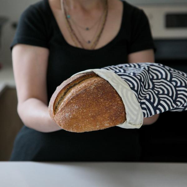2 Pack Beeswax Bread Bags For Homemade Sourdough Bread