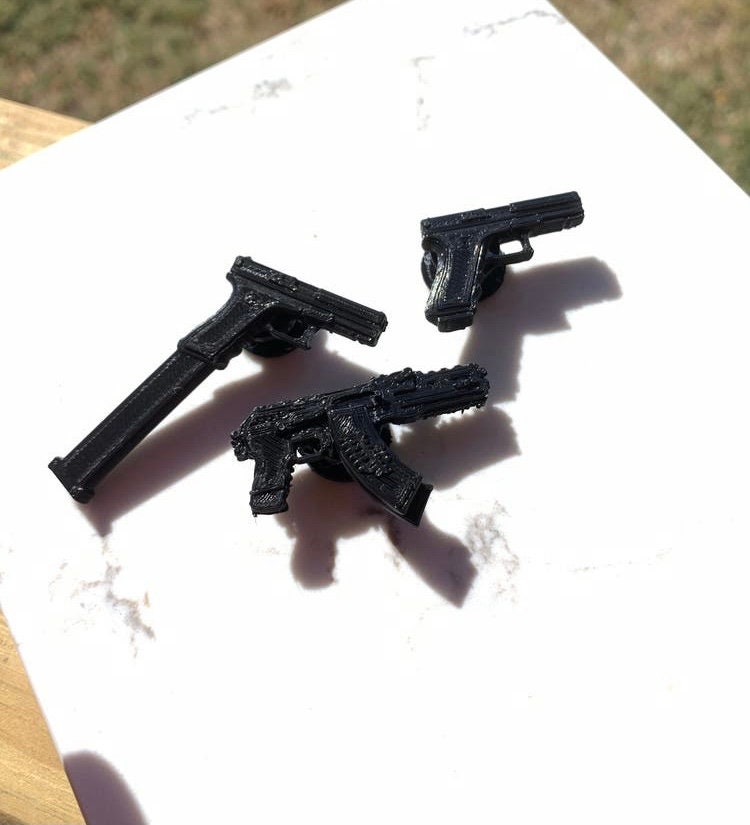 Miniature Gun Jibbitz 
