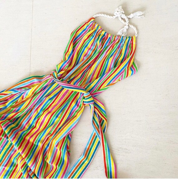 Rainbow Maxi Cover Up