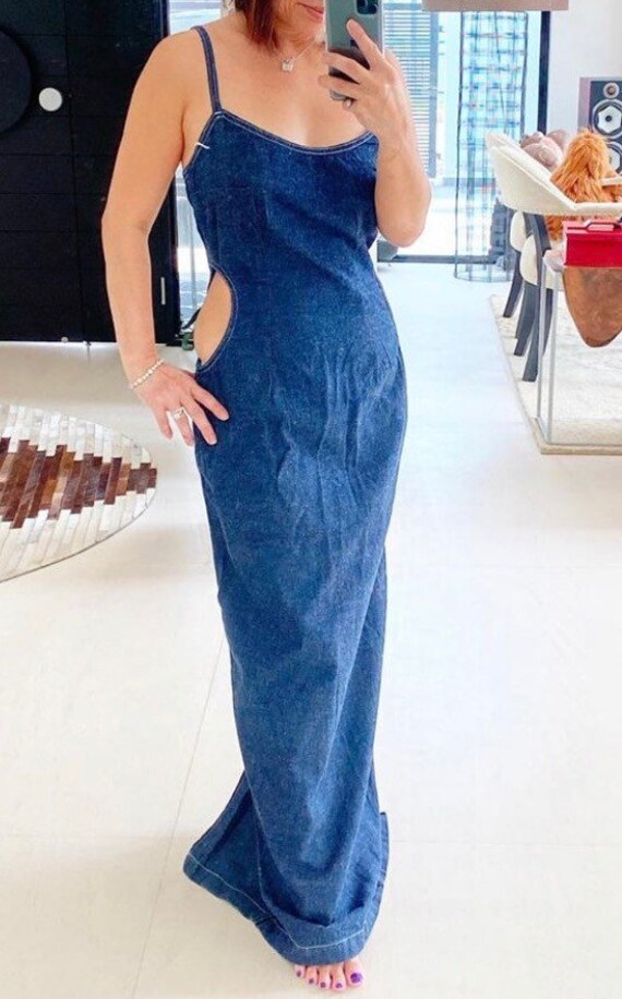 Todd Oldham Denim Maxi