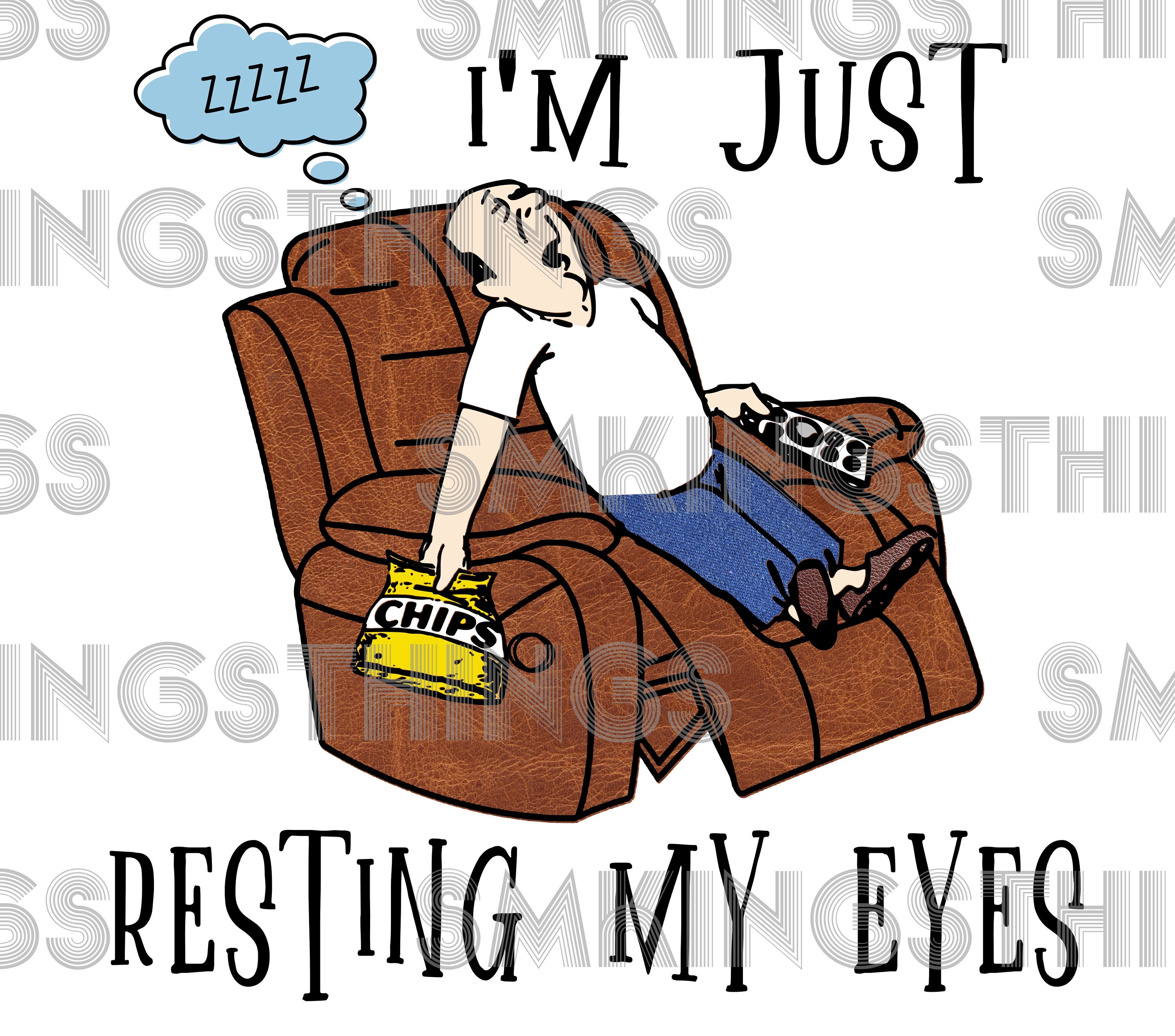 Resting My Eyes Dad Design Fathers Day Sublimation (PNG Jpg
