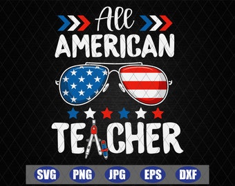 Download All American Teacher Etsy