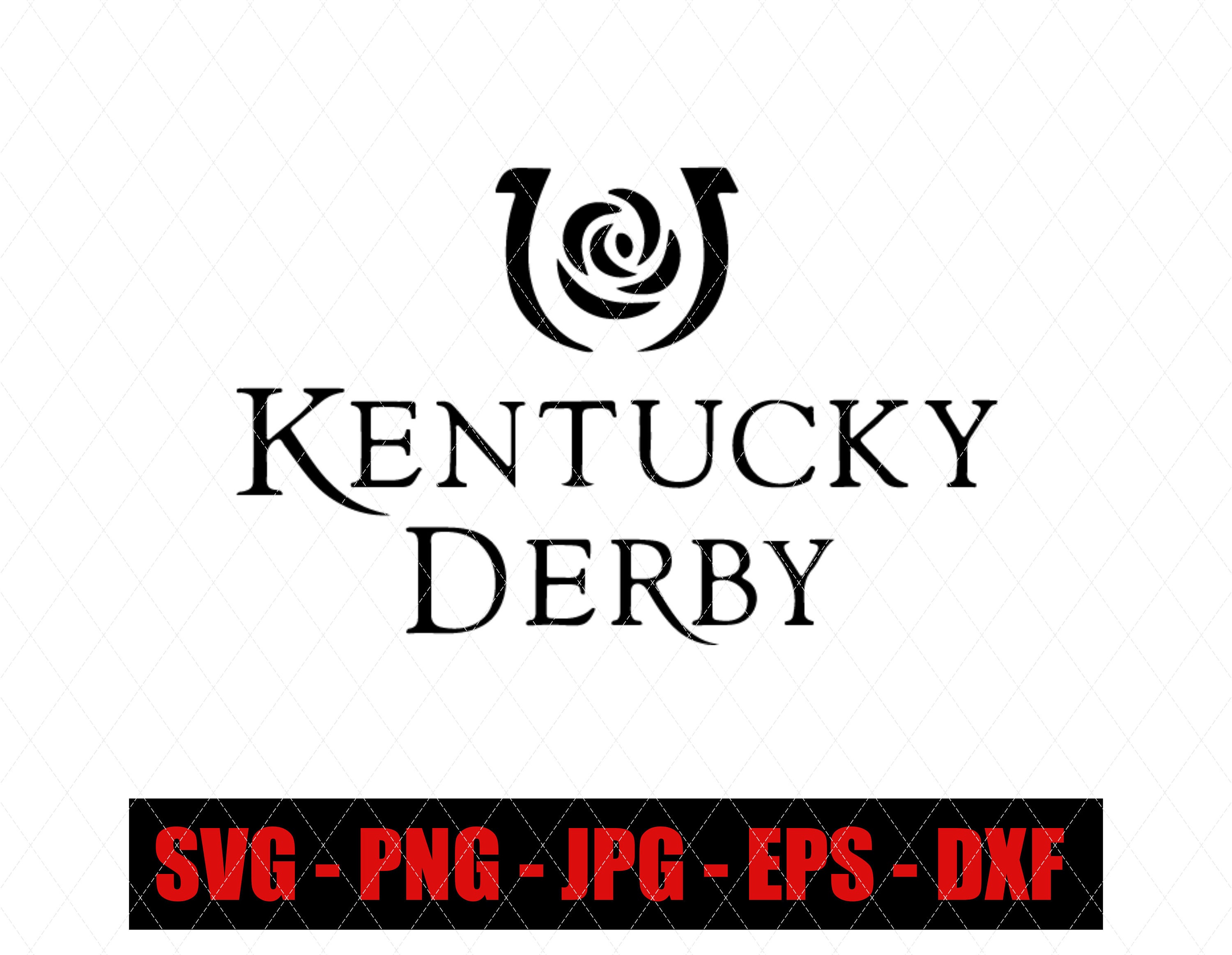 Kentucky Derby Logo Svg Hold Your Horses Svg Racing Svg The Etsy