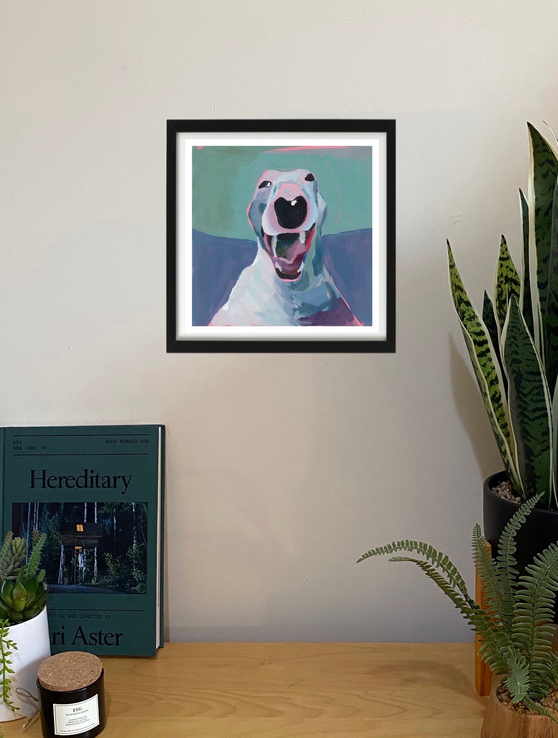 Walter The Dog Meme Painting Print Etsy