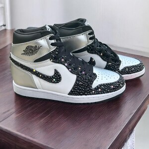 Basket femme avec strass jordan discount