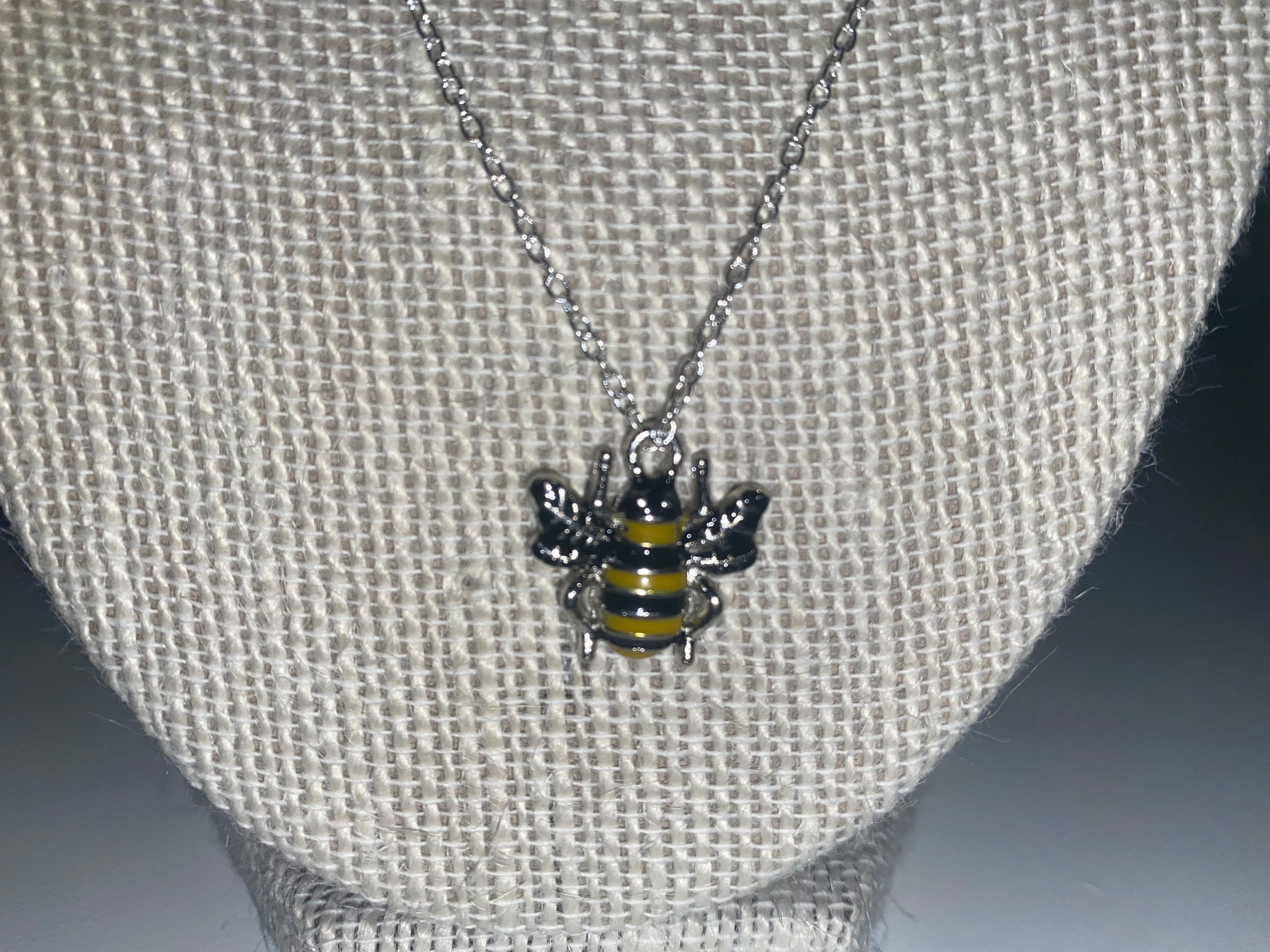 Bumblebee necklace Etsy