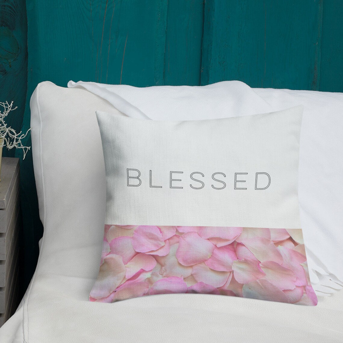 Rose petals pillows roses pillow Pillow gift for her Etsy