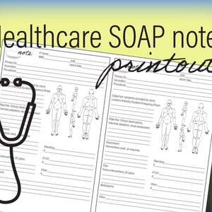 SOAP note template for Healthcare. PDF Download file