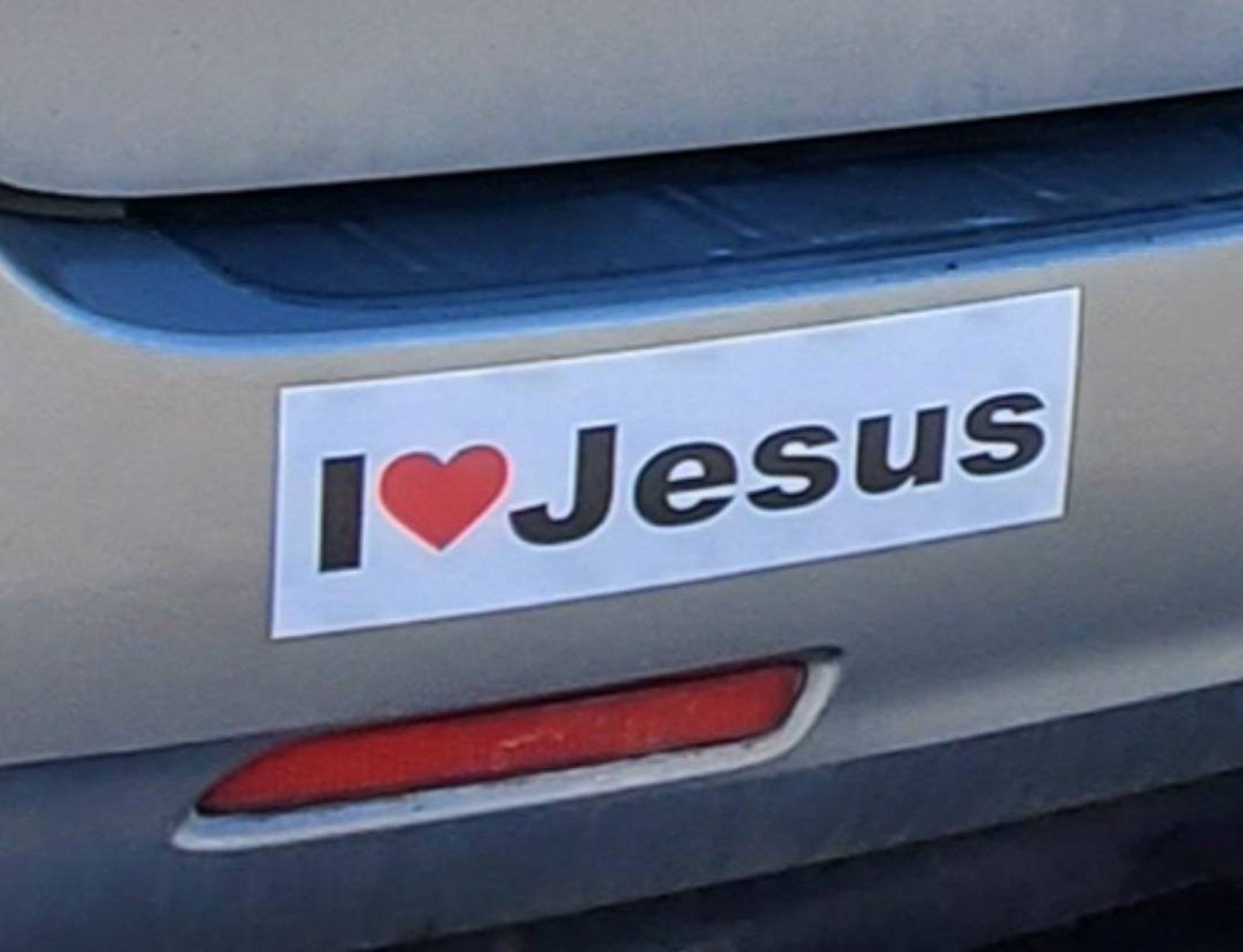 I LOVE Jesus Bumper Sticker 3 x 10 inches Etsy