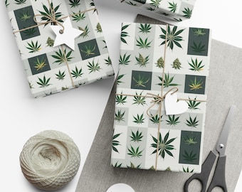 This Wrapping Paper is Lit Marijuana Themed Wrapping Paper Perfect for High-spirited Gift Giving Gift Paper Gift Wrap