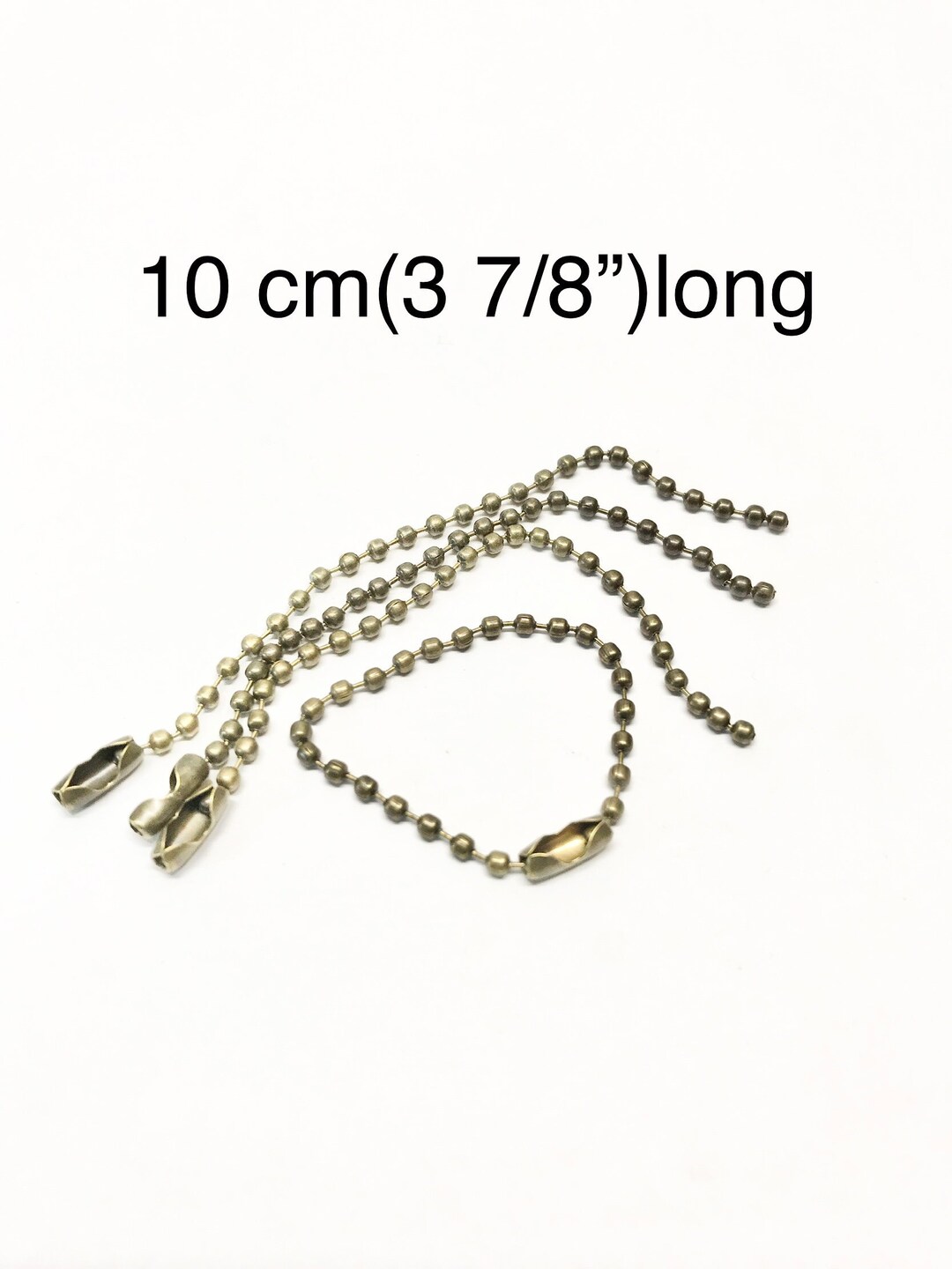 Antique Bronze Ball Chain ball Chain Keychain Tag Ball Chain Etsy