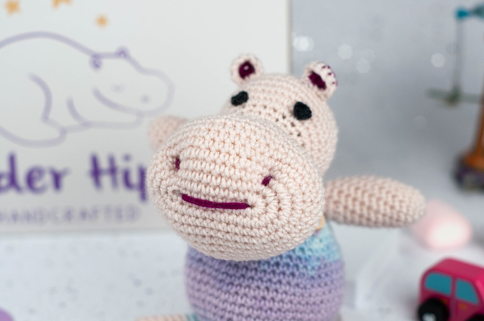 Weighted Stuffed Animal Perfect as Autism Toys. Hippo Plush | Etsy