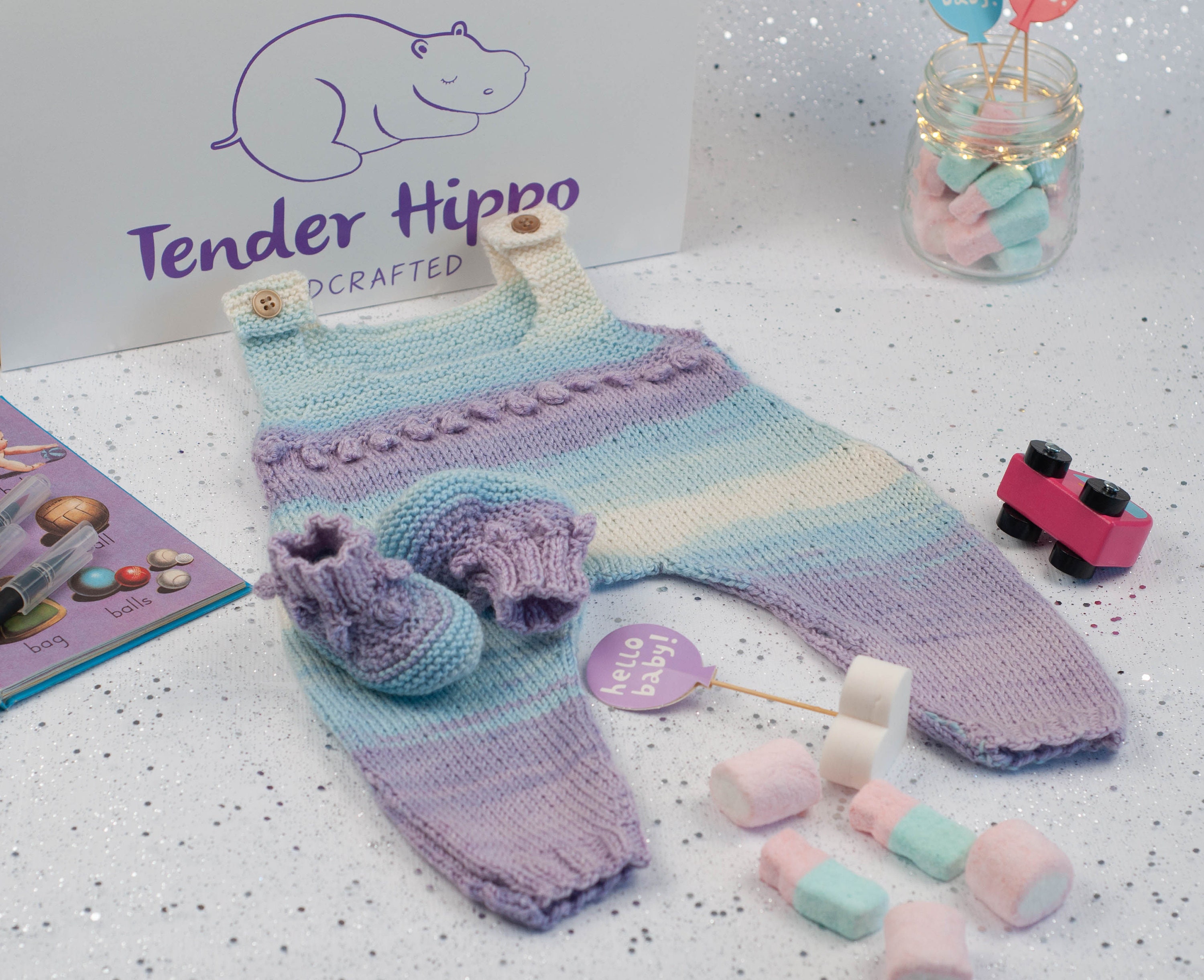 Gender neutral baby clothes new baby gift basket with knit Etsy