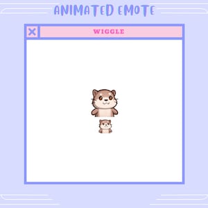 Animated Wiggle Emote | Otter Gif