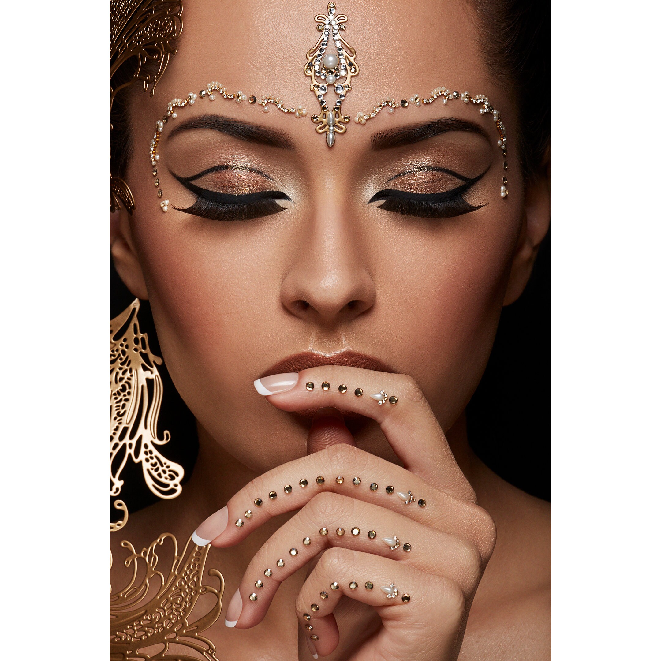 Swarovski Crystal Bindi Large Multipack / Swarovski Crystal Bridal Face