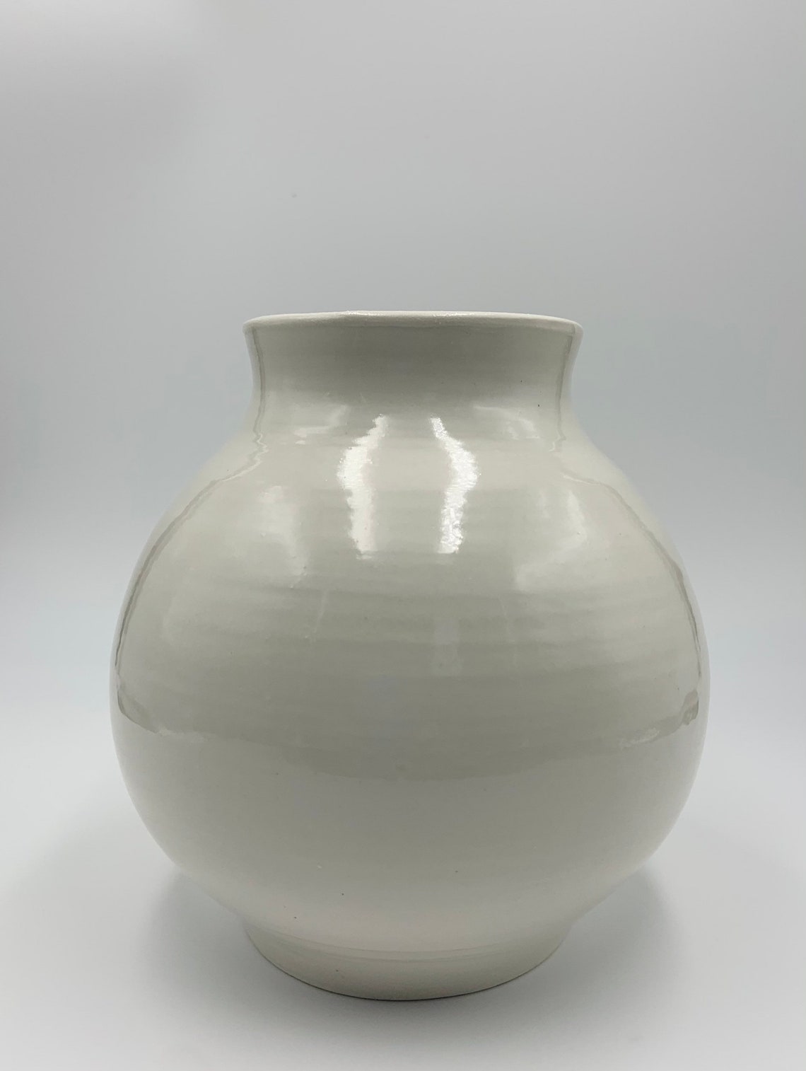 White ceramic clay pottery vases Etsy